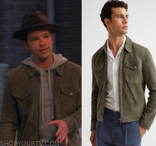 iCarly Reboot: Season 3 Episode 4 Freddie's Suede Trucker Jacket | Shop ...