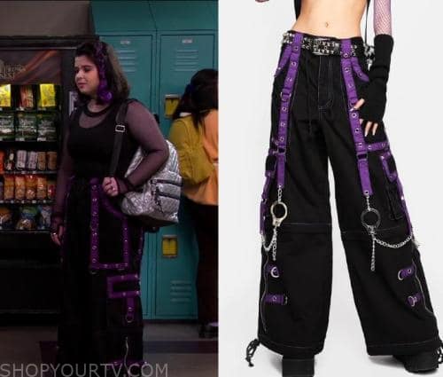 Tripp Black & Purple Street Pants