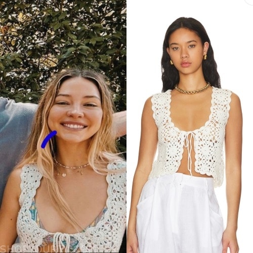 Outer Banks Fashion — April 13, 2021 Madelyn Cline wears the Louis