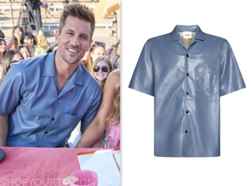 The Bachelorette: Season 20 Episode 3 Jordan Rodgers's Blue Leather ...