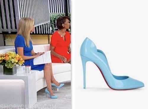 Outnumbered: July 2023 Kayleigh McEnany's Blue Patent Leather Pumps ...