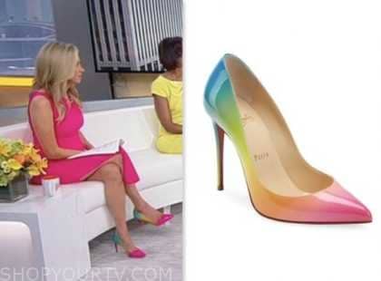 Outnumbered: July 2023 Kayleigh McEnany's Rainbow Ombre Pumps Heels ...