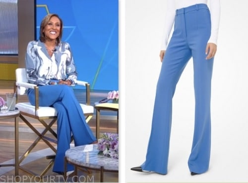 Good Morning America: July 2023 Robin Roberts's Blue Pants | Shop Your TV