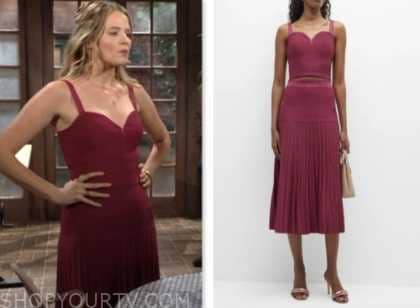 The Young and the Restless: July 2023 Summer Newman Abbott's Pink Knit ...