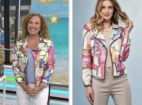 The Today Show: July 2023 Laurie Schacht's Multicolor Printed Jacket ...