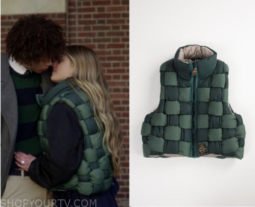 Elite S07 Chloe Black Puffer Vest - Just American Jackets