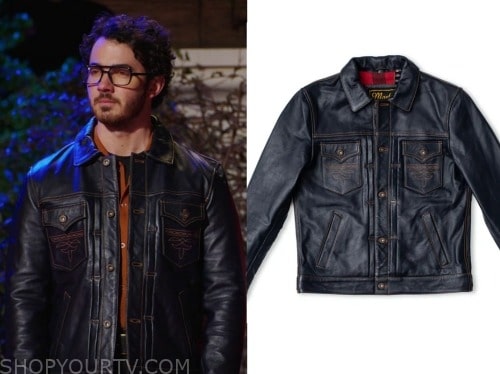 Claim to Fame: Season 2 Episode 3 Kevin's Black Leather Jacket | Shop ...