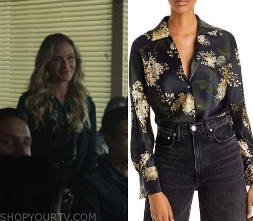 Nancy Drew: Season 4 Episode 8 Floral Silk Blouse | Shop Your TV