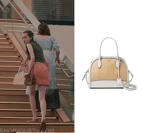 Reiley straw large dome on sale satchel