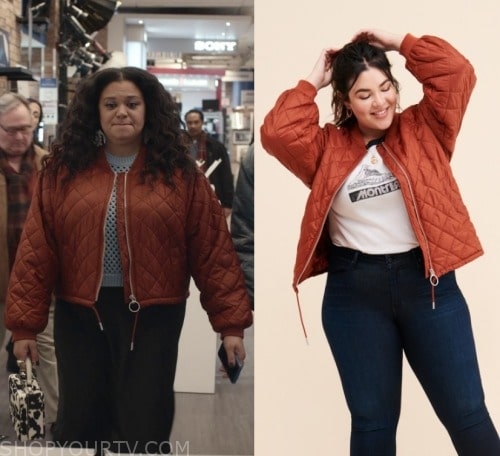 Survival Of The Thickest Michelle Buteau Brown Jacket