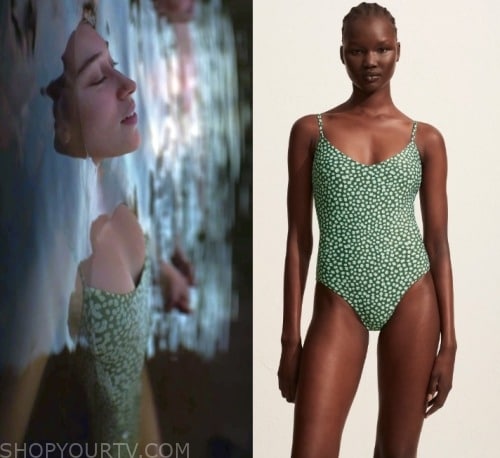 The Lost Flowers of Alice Hart: Season 1 Episode 4 Alice's Green Floral  Swimsuit