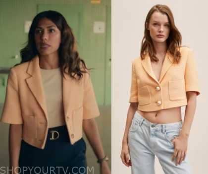 Who Is Erin Carter Evin Ahmad Cropped Blazer