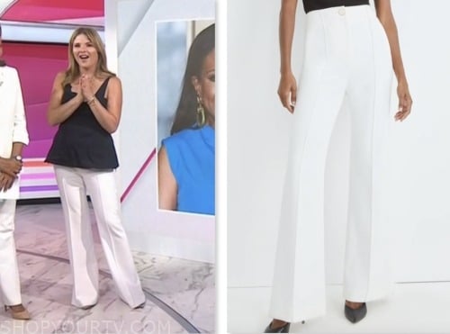 The Today Show: August 2023 Jenna Bush Hager's White Pants | Shop Your TV