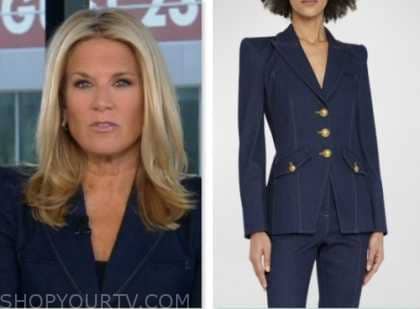 The Story: August 2023 Martha MacCallum's Denim Blazer | Shop Your TV