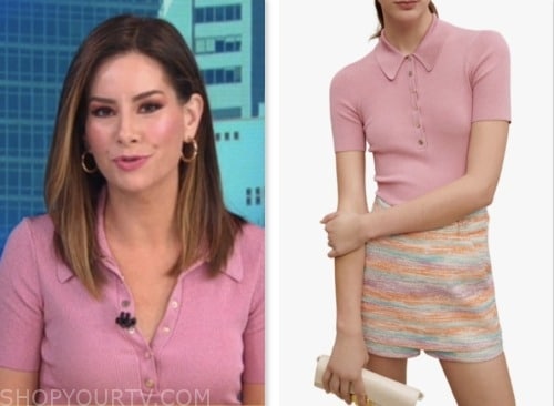 Michael Kors Knee-length Dresses worn by Rebecca Jarvis as seen in Good  Morning America on June 27, 2023