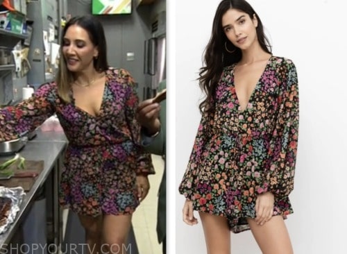 The Today Show: August 2023 Leah Cohen's Floral Printed Romper | Shop ...