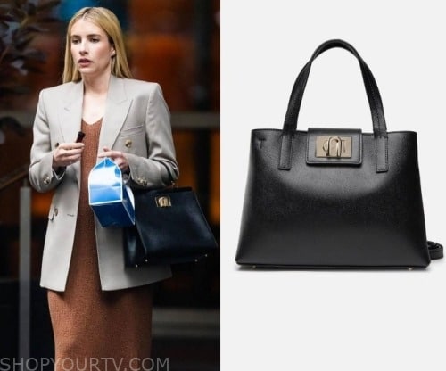 American Horror Story: Season 12 Episode 5 Anna's Black Leather Tote ...