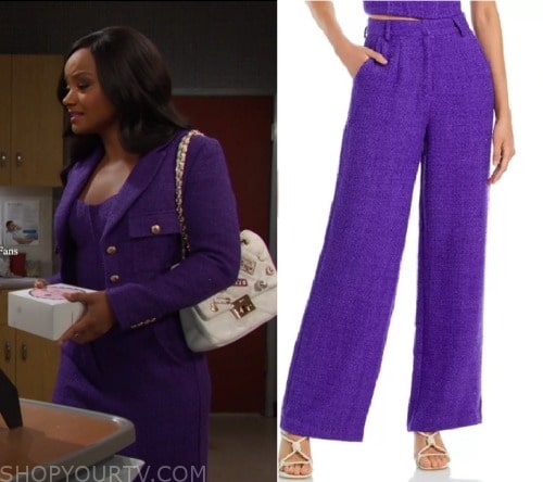 Days of Our Lives: August 2023 Chanel's Purple Trousers | Shop Your TV