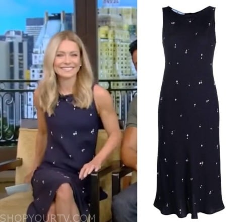 Live with Kelly and Mark: August 2023 Kelly's Printed Dress | Shop Your TV