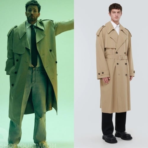 Gq trench store coat