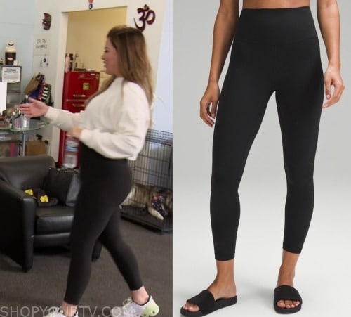 Emily Simpson's Black Leggings