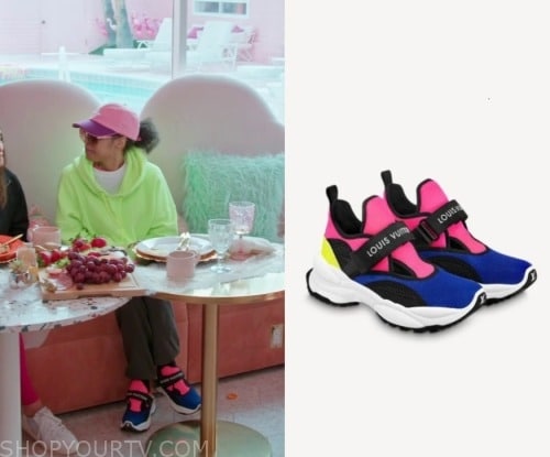 Louis Vuitton Run 55 Sneaker worn by Mary Cosby Mary Cosby as seen