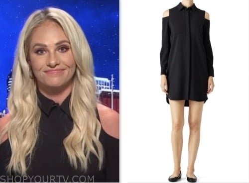 Fox and Friends: September 2023 Tomi Lahren's Black Cold Shoulder Shirt ...