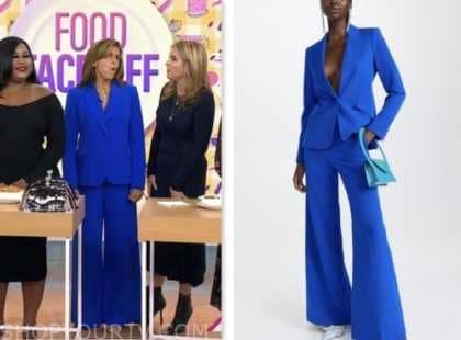 The Today Show: September 2023 Hoda Kotb's Blue Blazer and Pant Suit ...