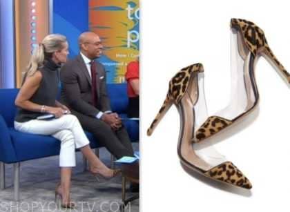 Good Morning America: September 2023 Dr. Jennifer Ashton's Leopard PVC ...