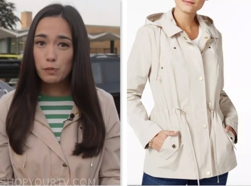 The Today Show: September 2023 Emilie Ikeda's Beige Parka Jacket | Shop ...