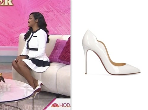 The Today Show: September 2023 Keke Palmer's White Scallop Leather ...