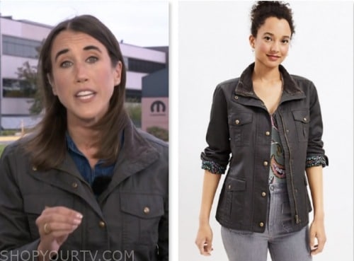 NBC News Daily: September 2023 Maggie Vespa's Brown Field Jacket | Shop ...