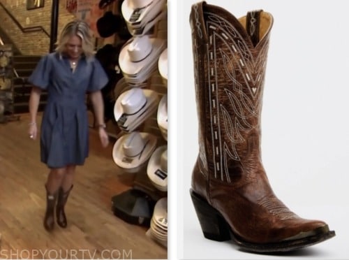 The Today Show September 2023 Dylan Dreyer s Brown Western Boots