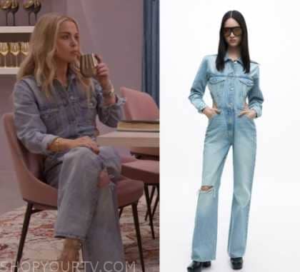 Love is Blind: Season 5 Episode 1/2 Stacy's Denim Jumpsuit | Shop