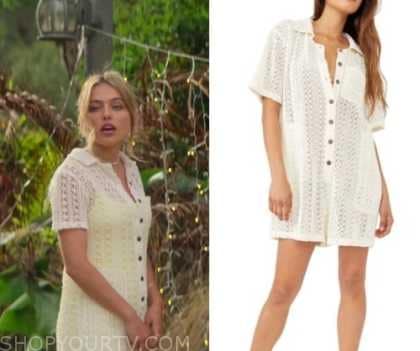 Surviving Summer: Season 2 Episode 6 Wren's Crochet Romper | Shop Your TV