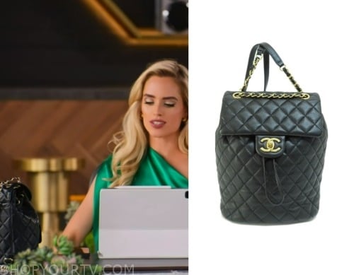 Bottega Veneta Loop Small Leather Shoulder Bag worn by Robyn Dixon as seen  in The Real Housewives of Potomac (S07E03)