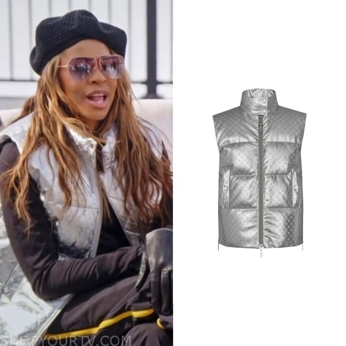 Real Housewives of Salt Lake City: Season 4 Episode 1 Black & White LV  Sherpa Jacket