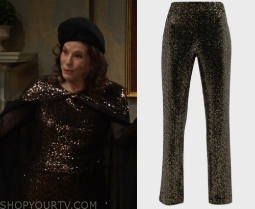 Daring Adventures Black Sequin Pants