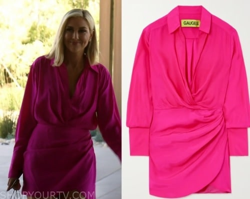 WornOnTV: Gina's pink lace up back top on The Real Housewives of Orange  County, Gina Kirschenheiter