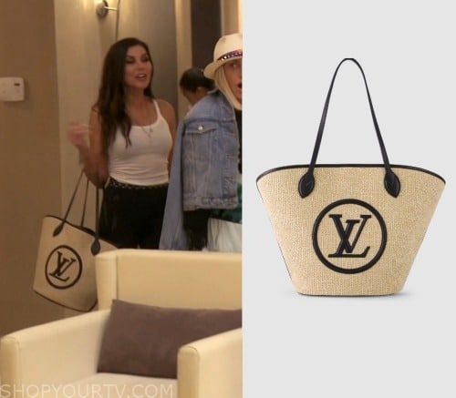 Shannon Beador's Straw LV Tote