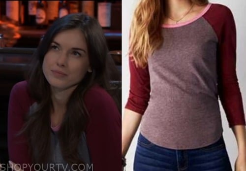 General Hospital: September 2023 Willow's Baseball Tee | Shop Your TV