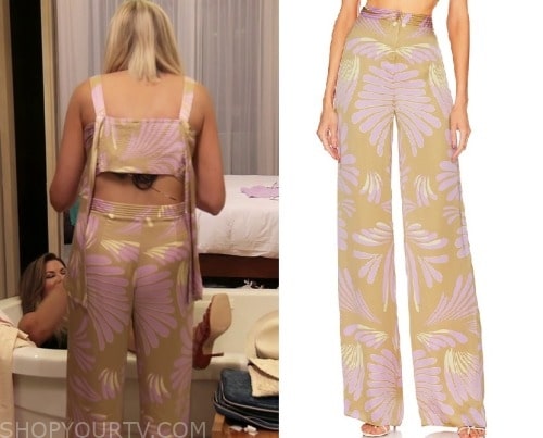 WornOnTV: Gina's pink lace up back top on The Real Housewives of Orange  County, Gina Kirschenheiter