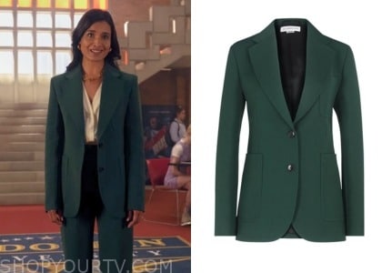 Gen V: Season 1 Episode 1 Indira’s Green Wool Blazer | Shop Your TV