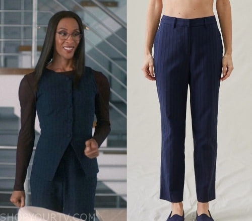 American Horror Story: Season 12 Episode 4 Nicolette's Pinstriped Pants ...