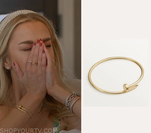 Love is Blind Season 5 Episode 7 Stacy s Gold Nail Bracelet