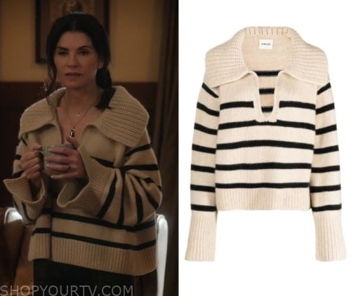 The Morning Show Season 3 Episode 5 Laura s Striped Knit Sweater Shop Your TV