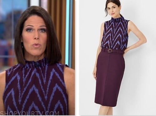 WornOnTV: Dana Jacobson's red twist neck dress on CBS Mornings, Dana  Jacobson