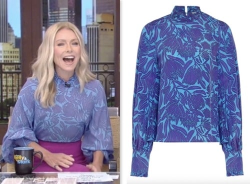 Live with Kelly and Mark: October 2023 Kelly Ripa's Blue and Purple ...