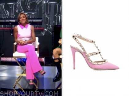 Good Morning America: October 2023 Robin Roberts's Pink Studded Heels ...