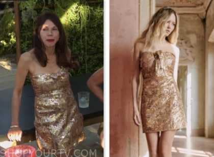 The Golden Bachelor: Season 1 Episode 3 Theresa Nist's Gold Sequin ...